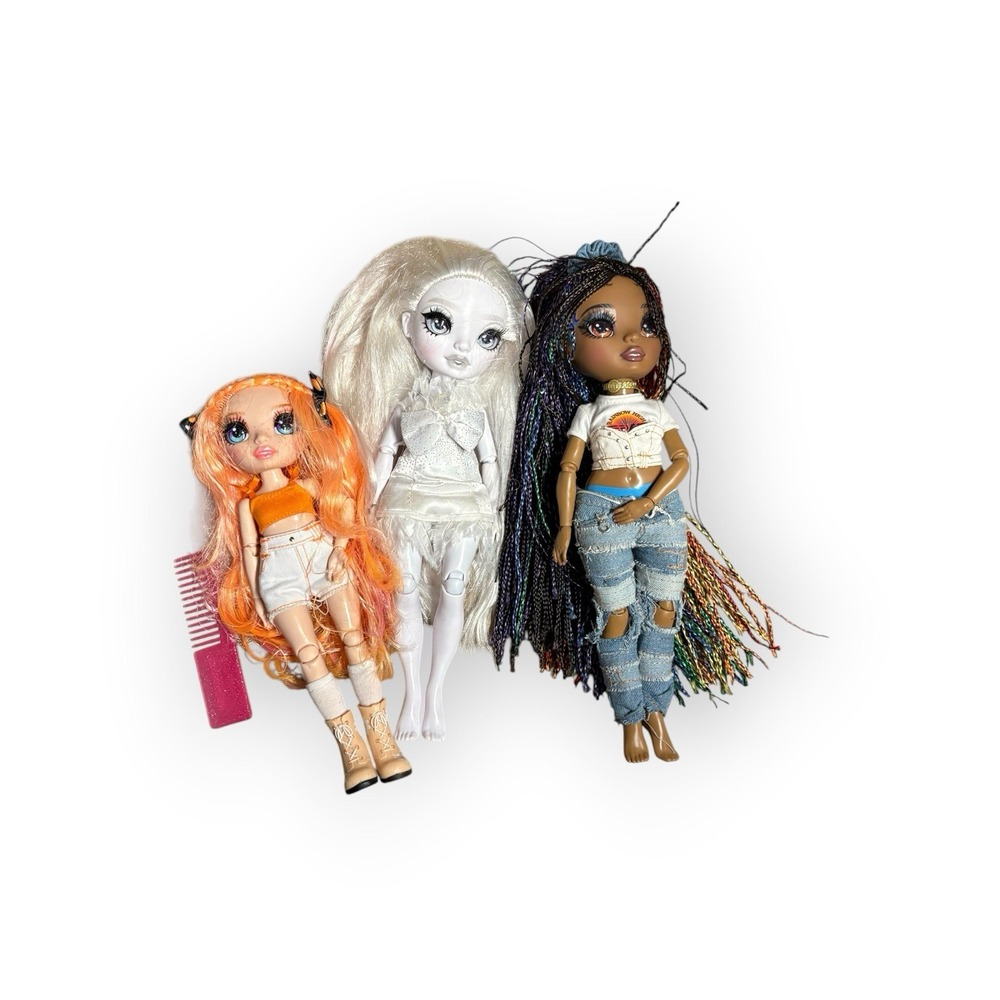 RAINBOW HIGH Junior High Lot of 3 Poppy Rowan Natasha Zima Vanessa Tempo